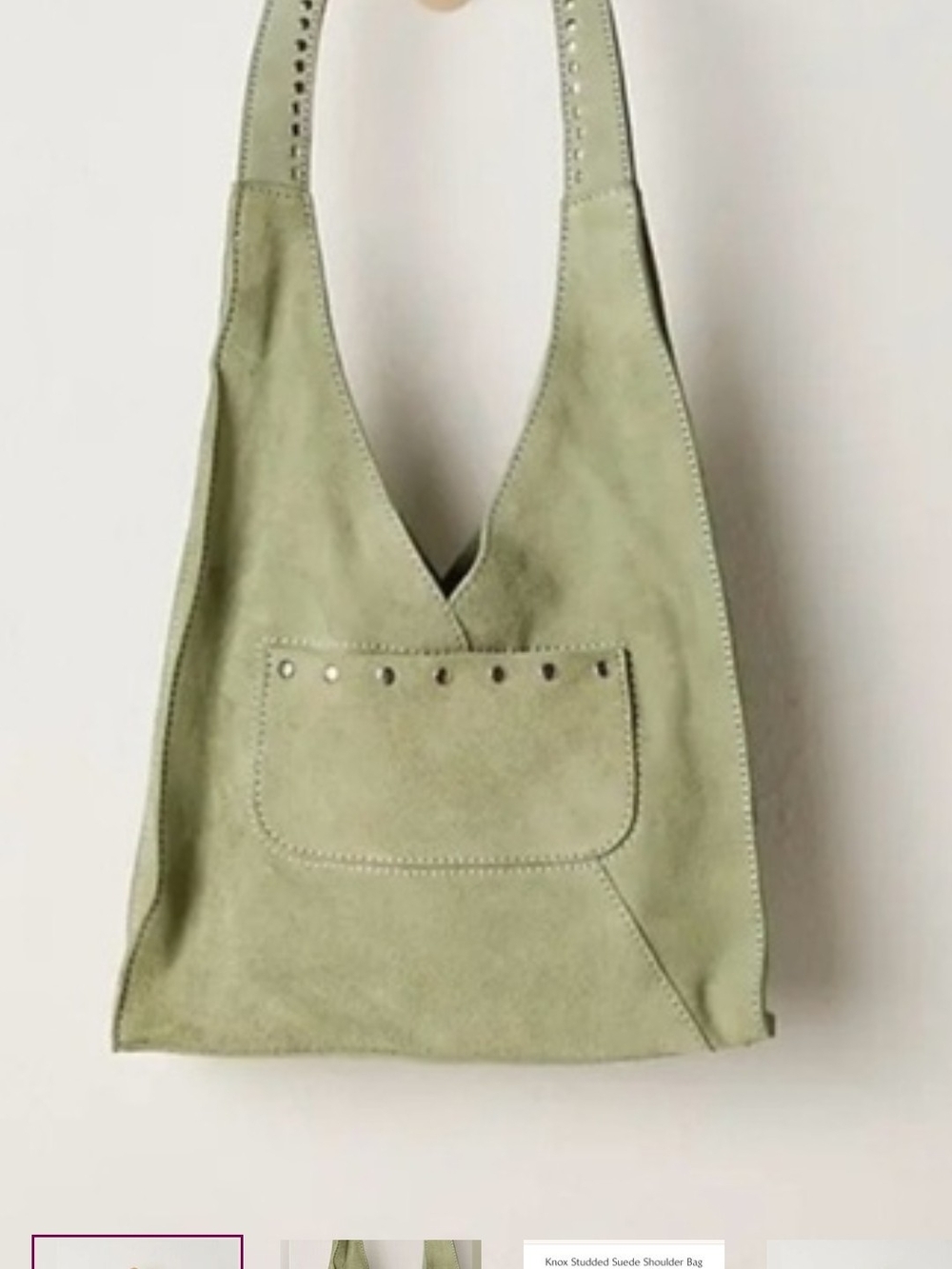 Free People Knox Suede Bag, New!
